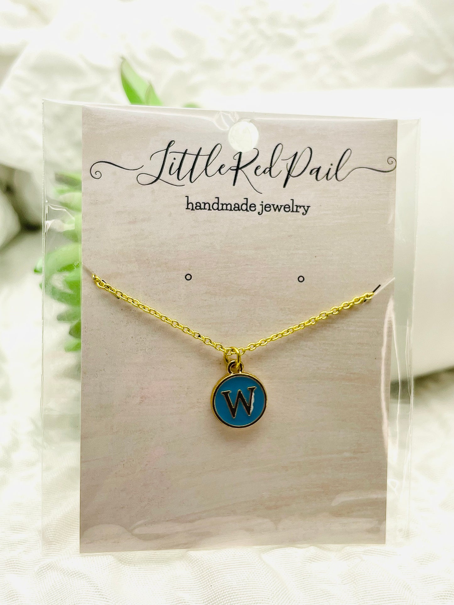 Initial necklaces