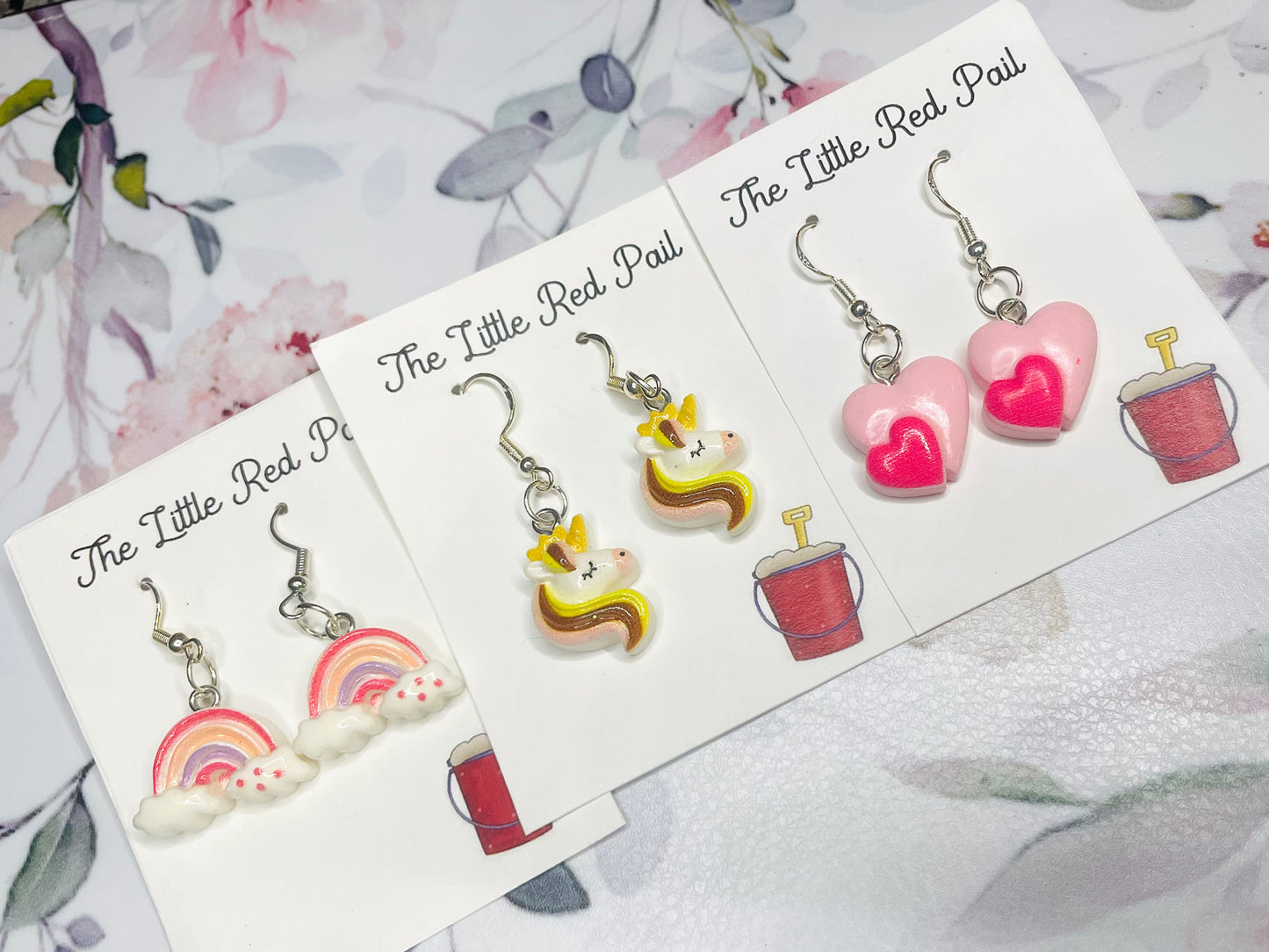 Kid’s earrings, summer earrings, mermaid jewelry