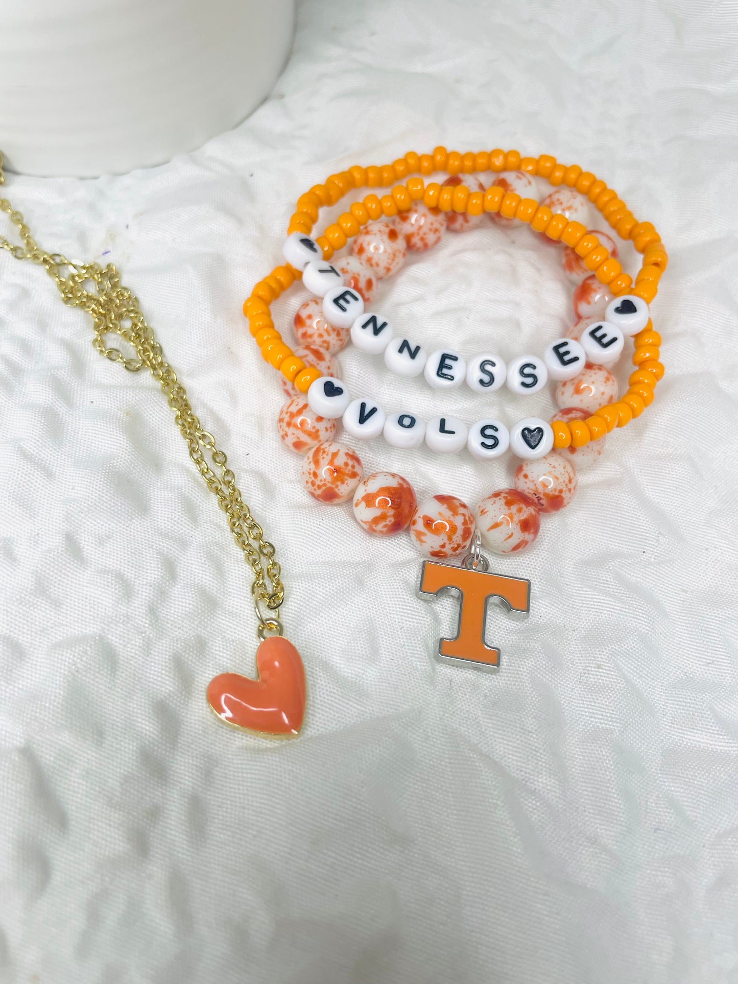 Tennessee jewelry charms, Power T charm pendant, Vols dangle charm