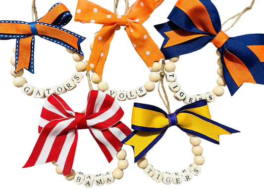 College Team ornaments, custom color ornaments