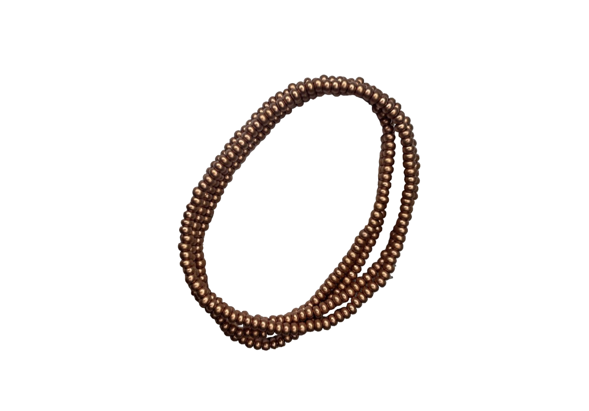 Fall copper bracelet stack