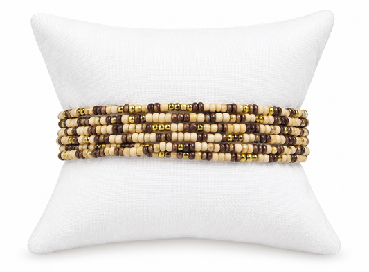 Fall shades bracelet stack