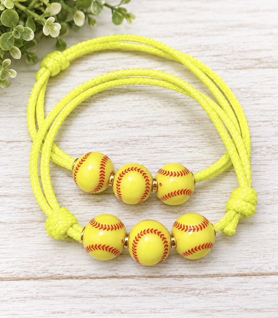 Softball bracelets, team bracelet