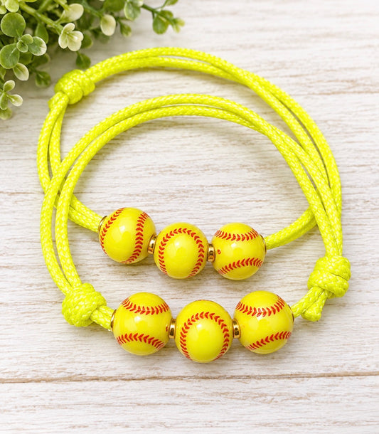 Softball bracelets, team bracelet