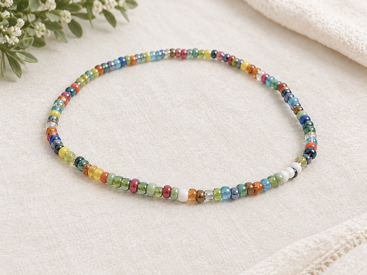 In person single beaded bracelet