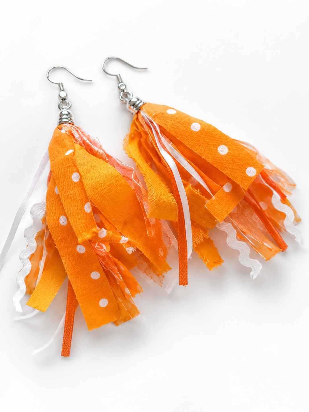 Team tassel earrings, team color earrings, game day wear, SEC team jewelry