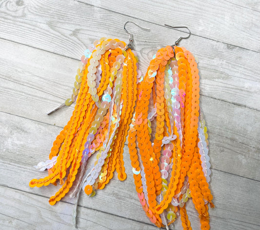 Sequin team earrings Vols earrings